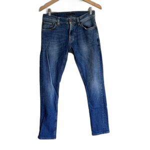 Nudie Jeans Tight Terry Men’s W29 L30 Skinny Slim Stretch Blue Denim Italy